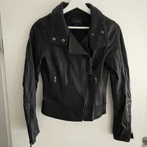 Mackage x Aritzia Kenya leather jacket